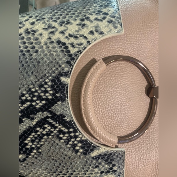 Ted Baker Pink and Black Snakeskin Bag - Picture 5 of 8